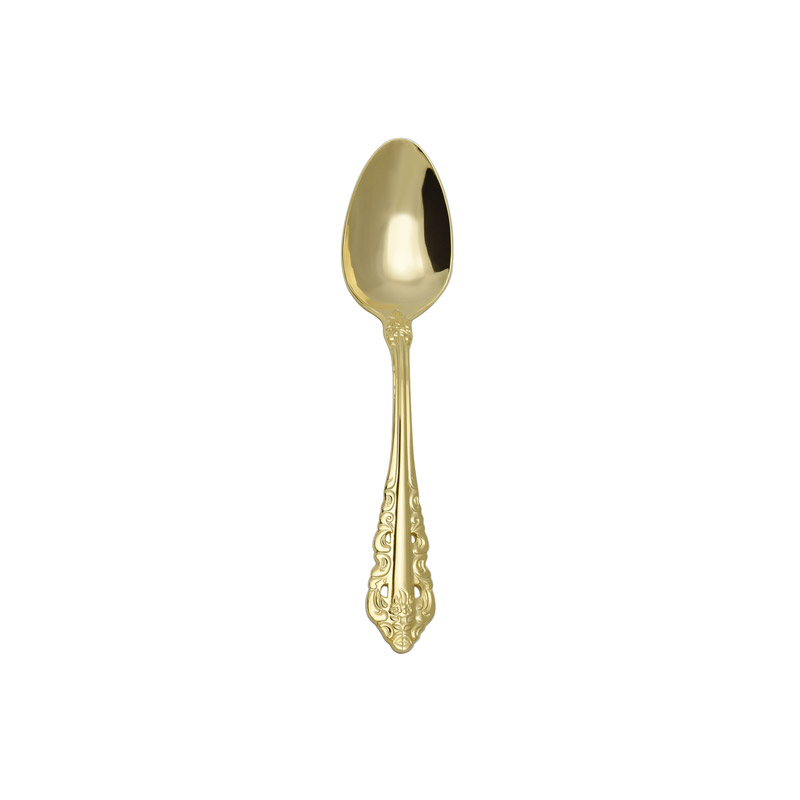 Antique Baroque Goldplate Serving Spoon