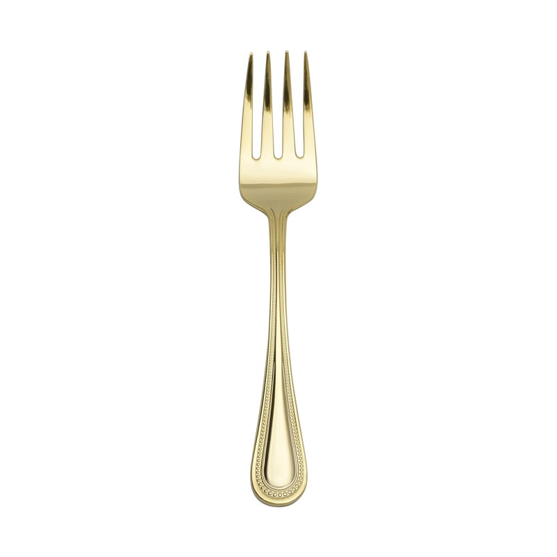 Continental Bead Gold Serving Fork