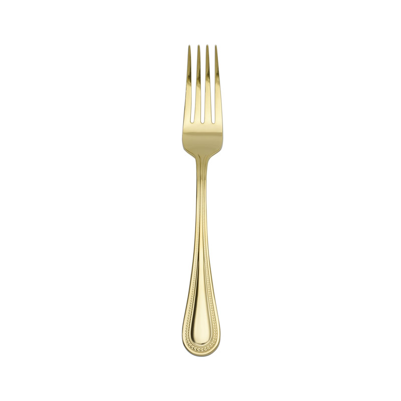 Continental Bead Gold Dinner Fork