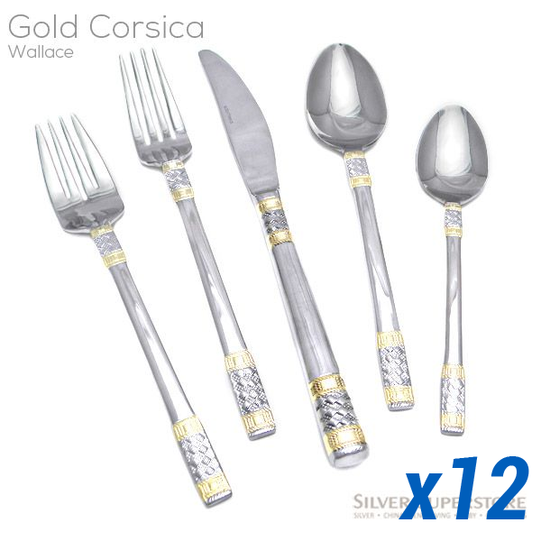 Gold Corsica 65pc Service for 12