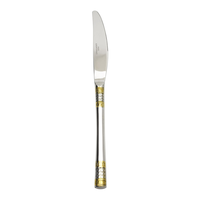 Gold Corsica Dinner Knife - Previous Tooling, 8-3/4in.