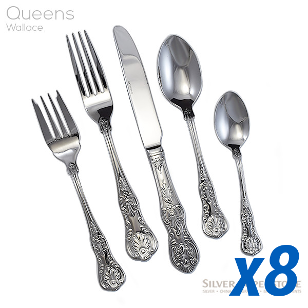 Queens 45pc Service for 8