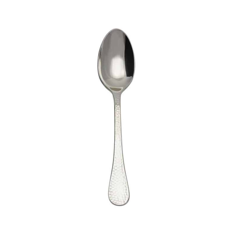 Continental Hammered Oval Soup Spoon