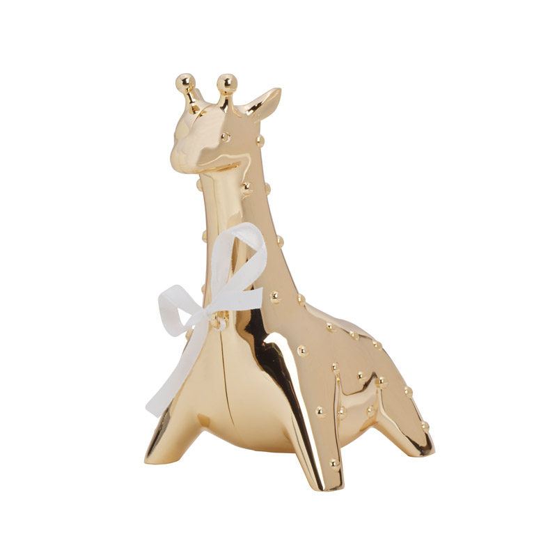 Baby Giraffe Gold Bank