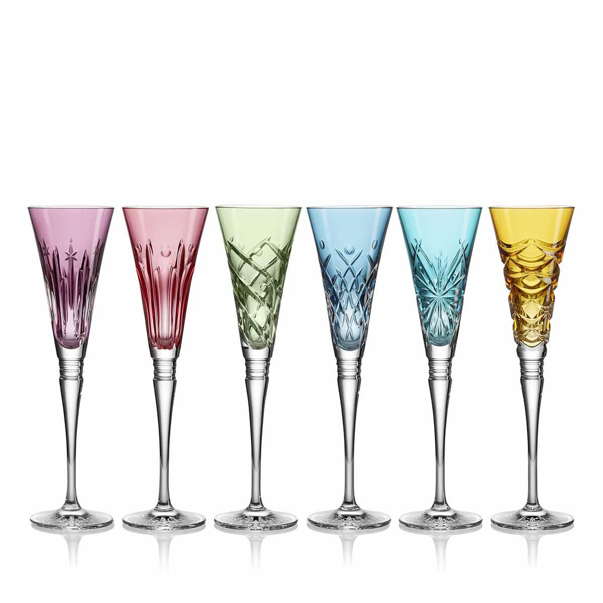 Winter Wonders Colored Flutes Set of 6