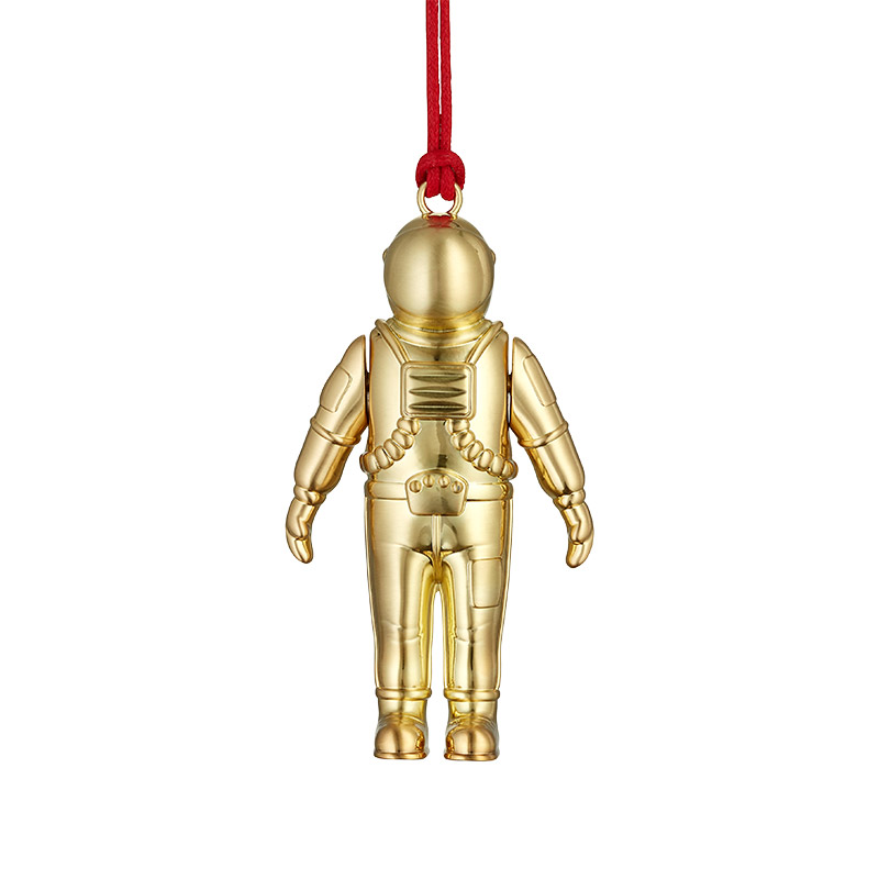 2024 Golden Spaceman Waterford Ornament