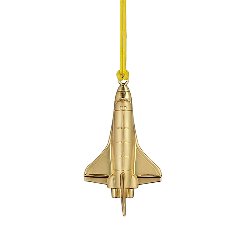 2024 Golden Rocketship Goldplate Ornament by Waterford ...