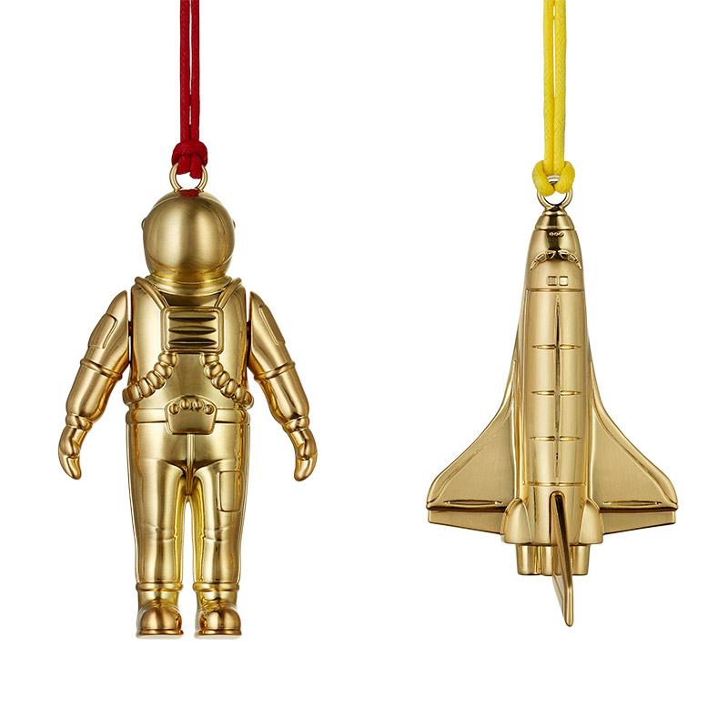 2024 Waterford Golden Spaceman and Rocketship