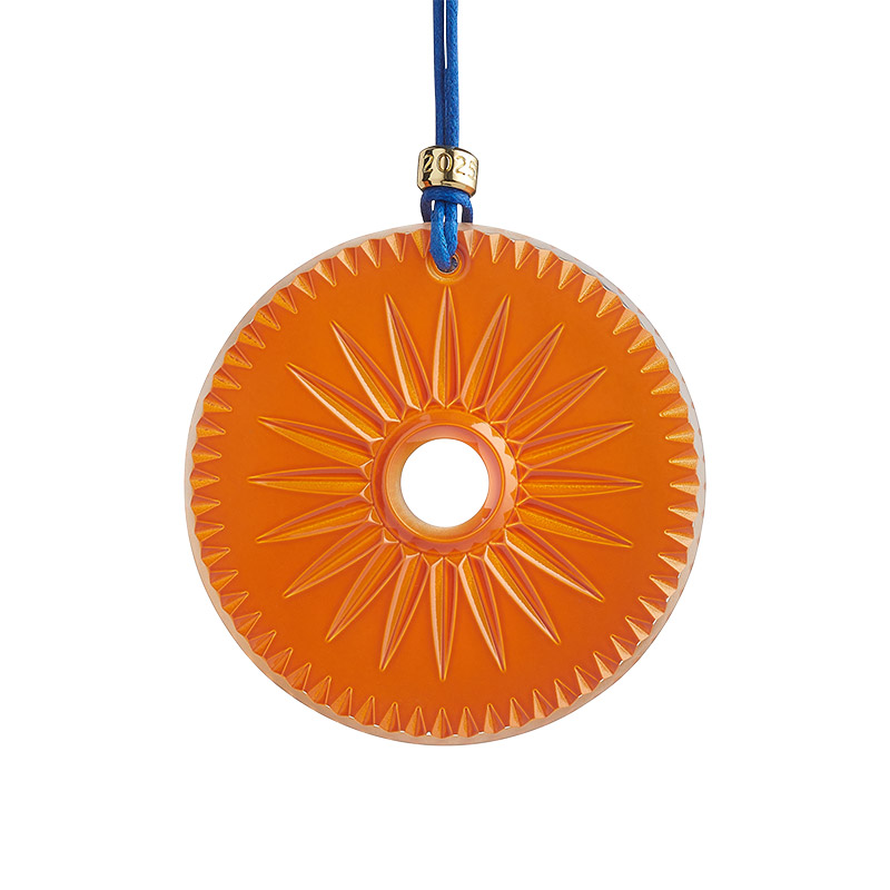 2025 Waterford New Year Disc Firework Orange