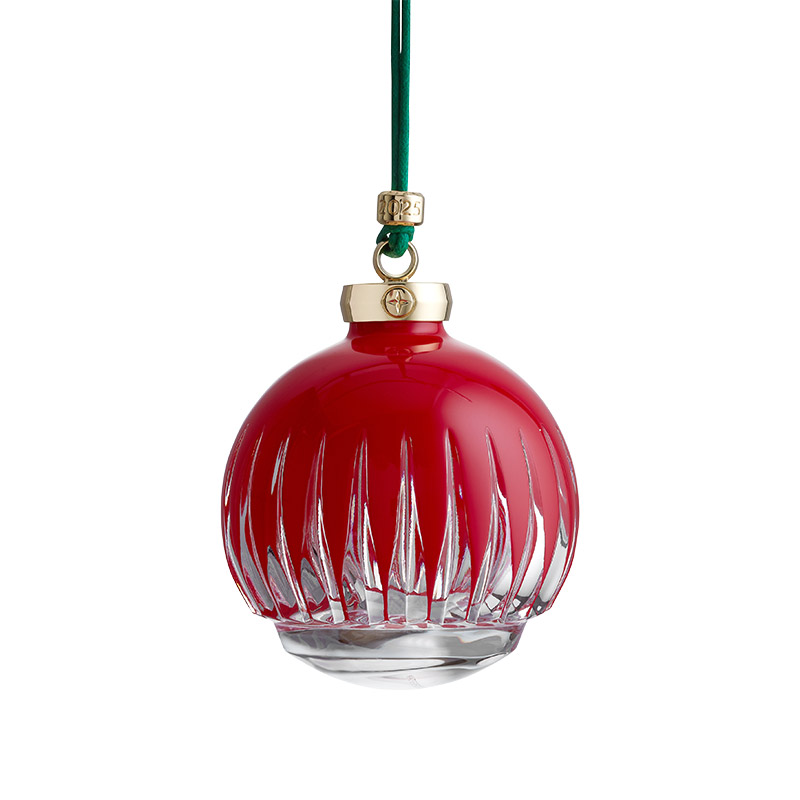 2025 New Year Bauble Firework Red