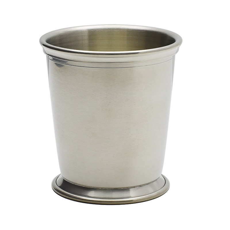 Pewter Mint Julep Plain 8 oz. Satin