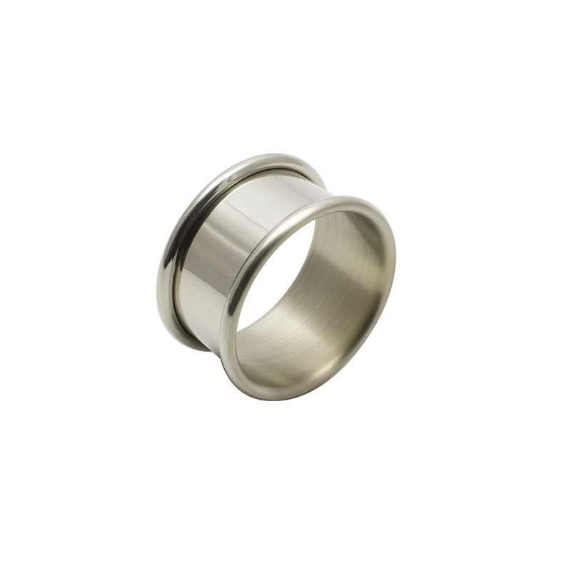 Pewter Napkin Ring Plain Bright