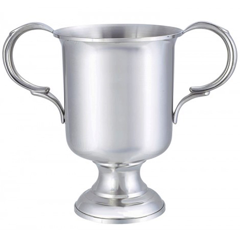 11in. Trophy Cup, Bright Pewter Finish