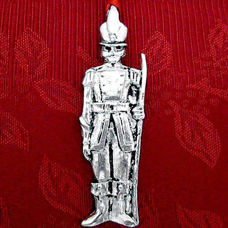 Sculptured Toy Soldier Ornament