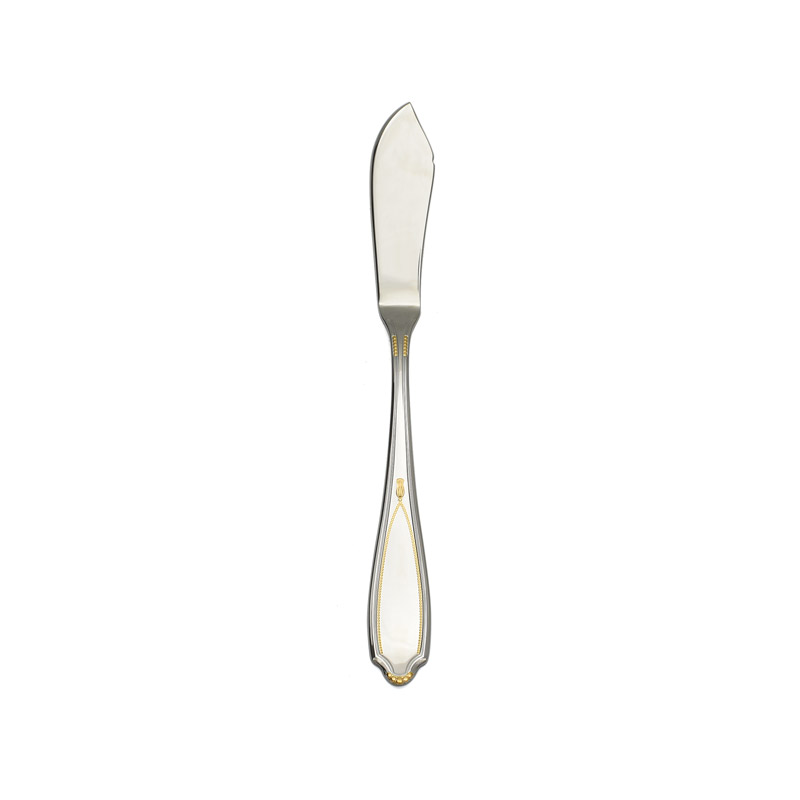 Victoria Gold Accent Butter Knife, 6-5/8"