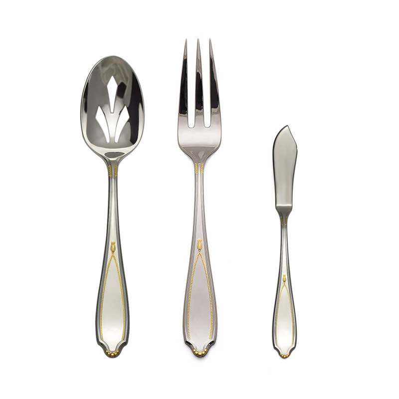 Victoria Gold Accent 3pc Serve Set