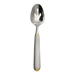 A photo of Katia Gold Pierced Serving Spoon