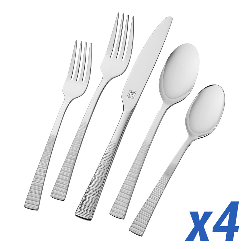 Kingwood 20-pc Service for 4 Flatware Set