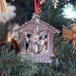 A photo of 2020 Bunny Ornament