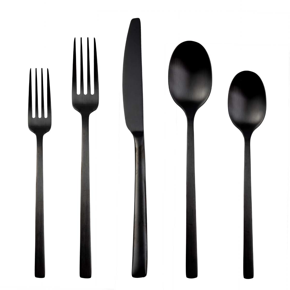 Beacon Black 5pc Place Setting