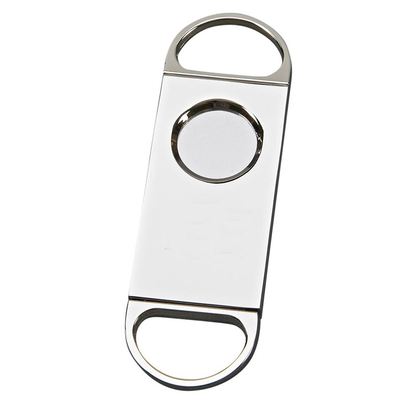 Cigar Cutter, 2 Rings, Nickelplate