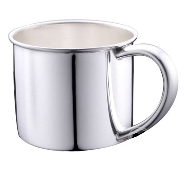 Classic Plain Silver Plate Baby Cup