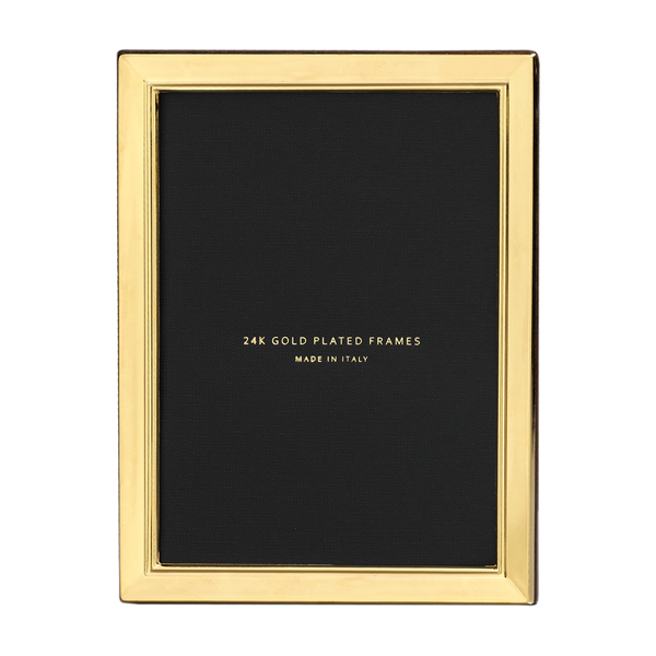 Metropolis 24k Goldplate Picture Frame, 4  x 6 