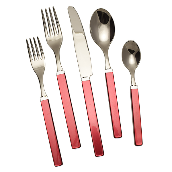 City Red 5pc Place Setting