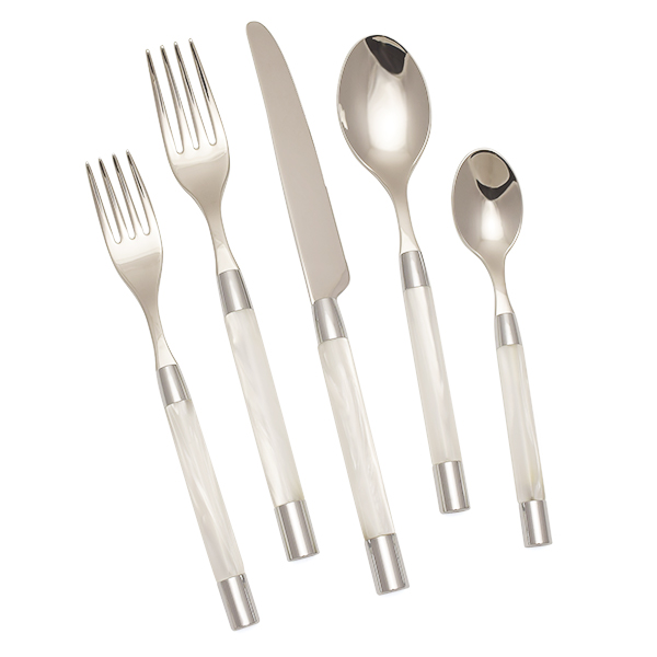 Conty White 5pc Place Setting