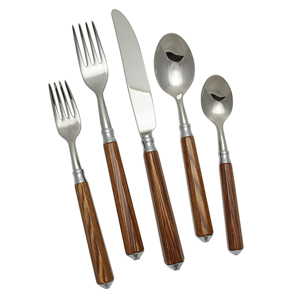 Galaxie Wood 5pc Place Setting