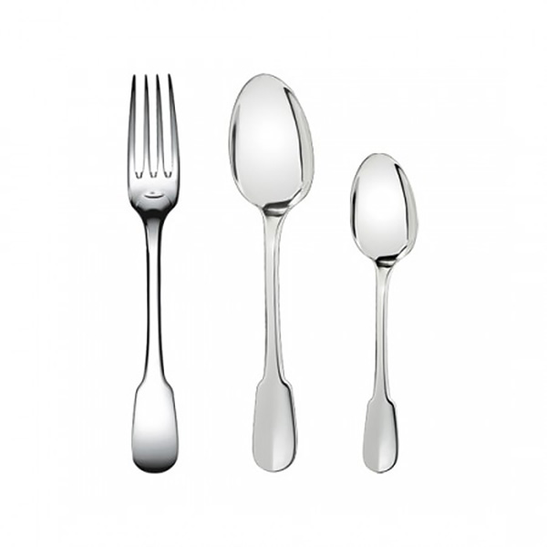 Cluny Silverplate 3pc Children's Flatware Set