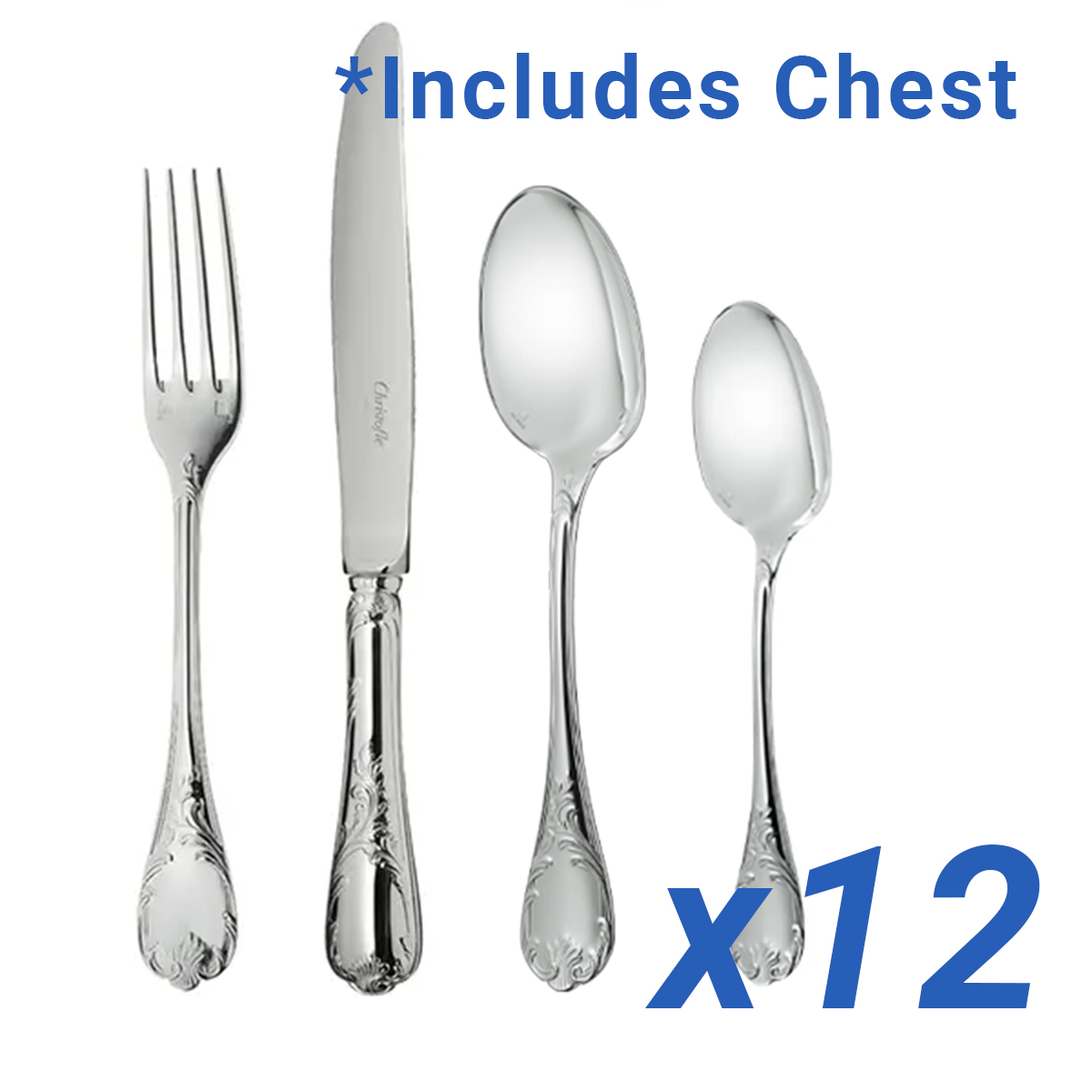 48pc Service for 12 in Chest