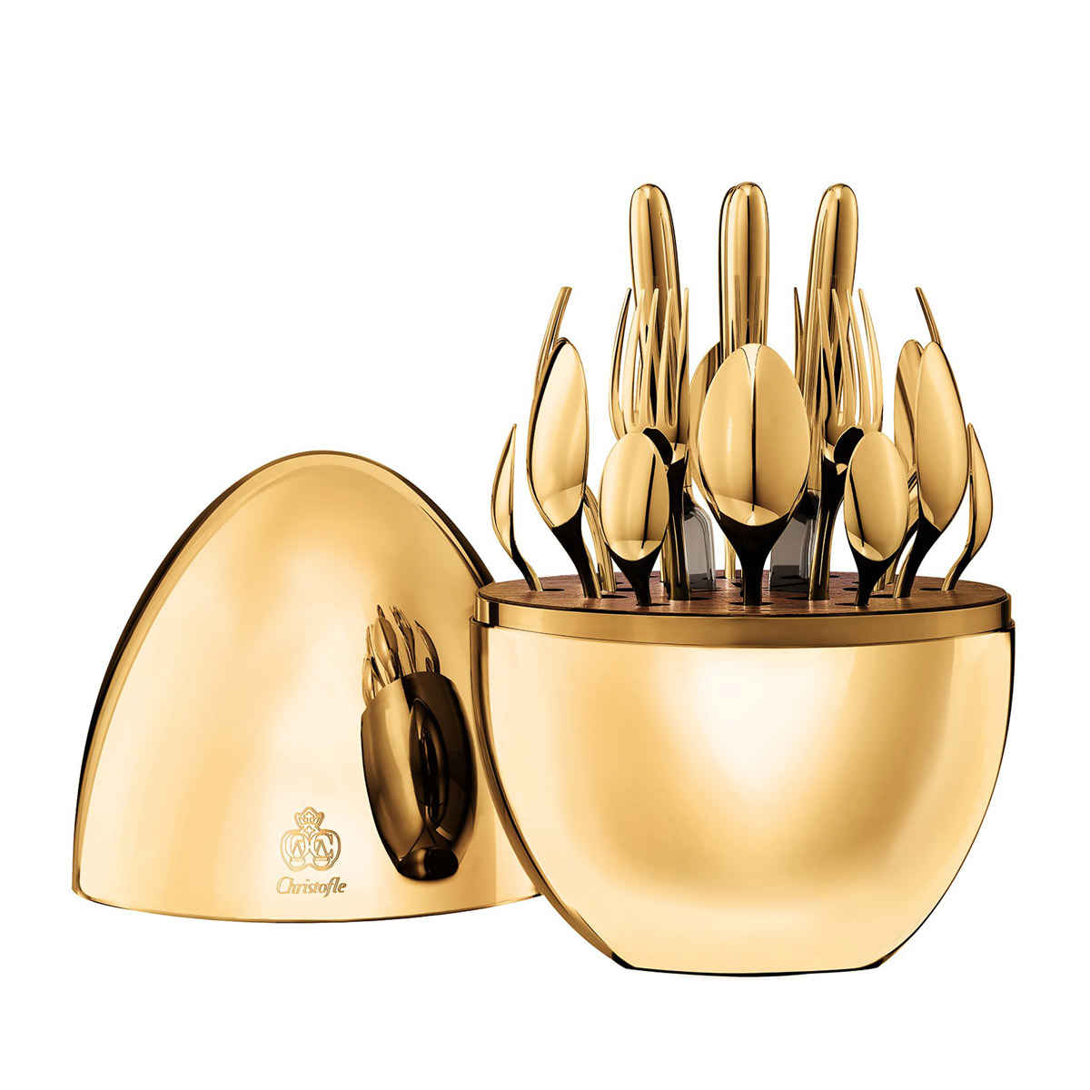 25pc Set with Storage Capsule, Service for 6 Mood Gold