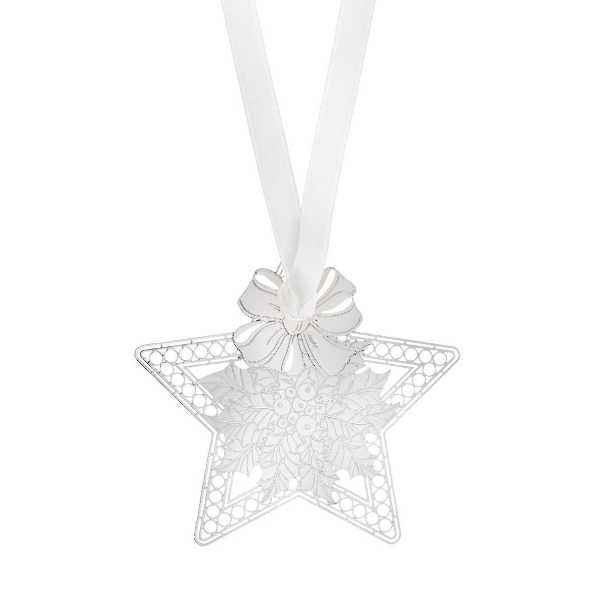 Holly Star Ornament