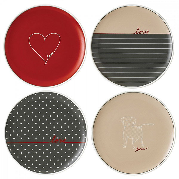 Signature Plate, 8  Set of 4