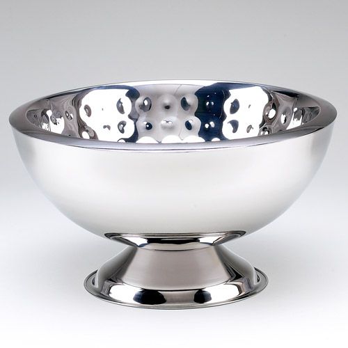 Bolt Hammered Punch Bowl, 15 