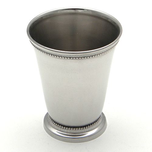 Elegance Silver Beaded Mint Julep Cup