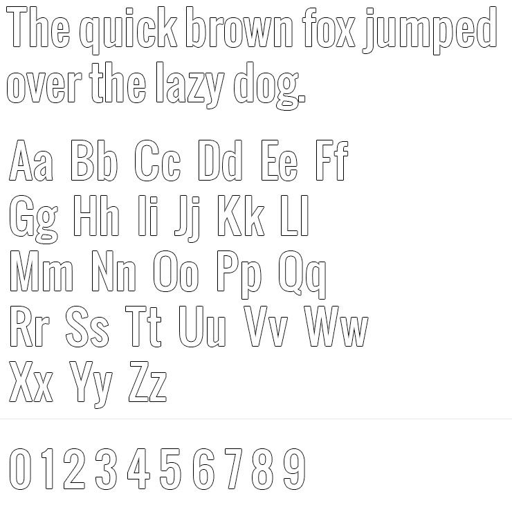 Oswald Silver Engraving Font