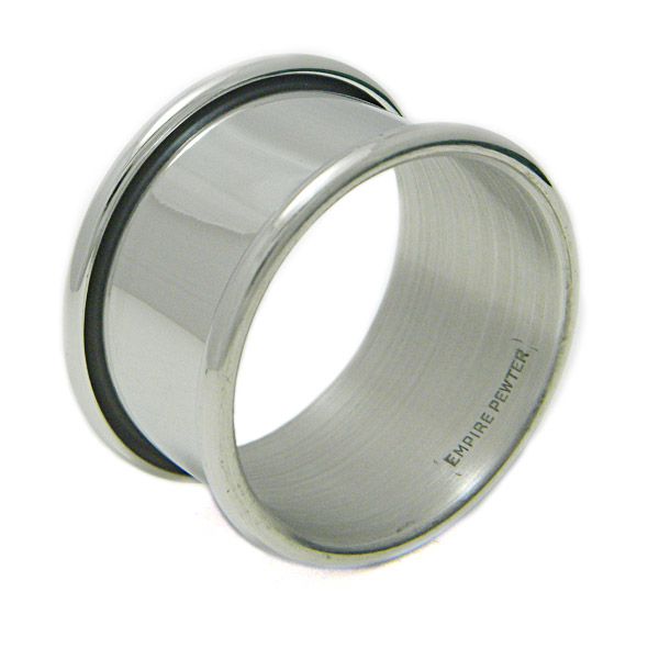 Napkin Ring Plain, Pewter