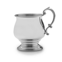 A photo of Pedestal Baby Cup, Pewter