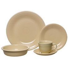 Fiesta Ivory Dinnerware 5 Piece Place Setting