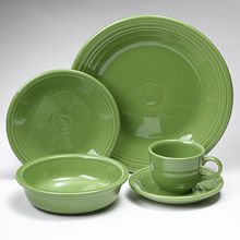 Fiesta Shamrock Dinnerware 5 Piece Place Setting