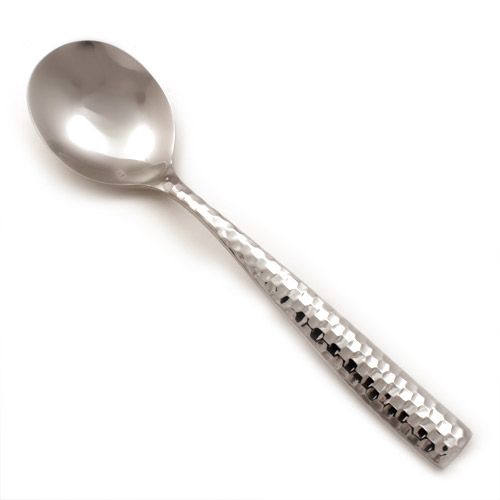 Fortessa Lucca Faceted Bouillon Spoon w/o stamp