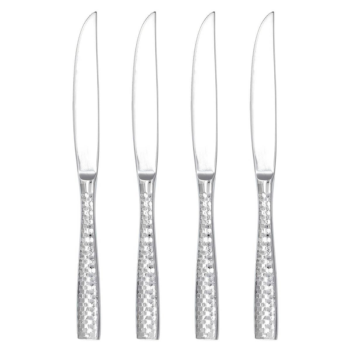 Fortessa Lucca Faceted Steak Knife, Set of 4 w/stamp