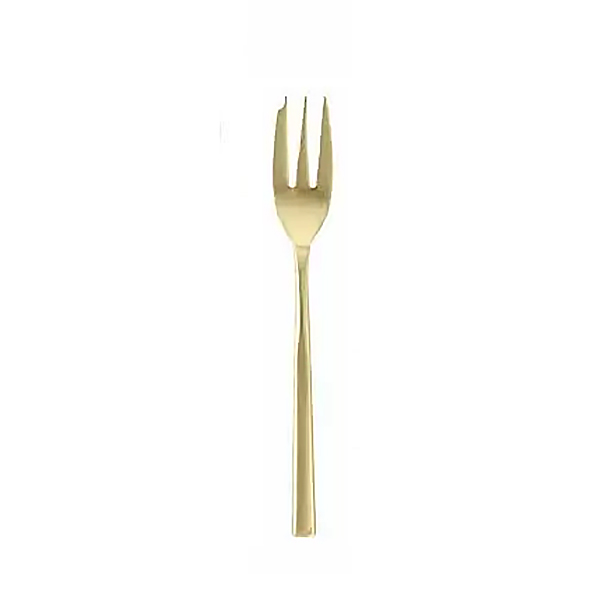 Arezzo Brushed Gold Appetizer/Cake Fork