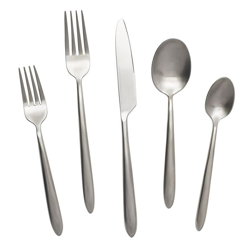 Velo Brushed 5 piece Place Setting ns