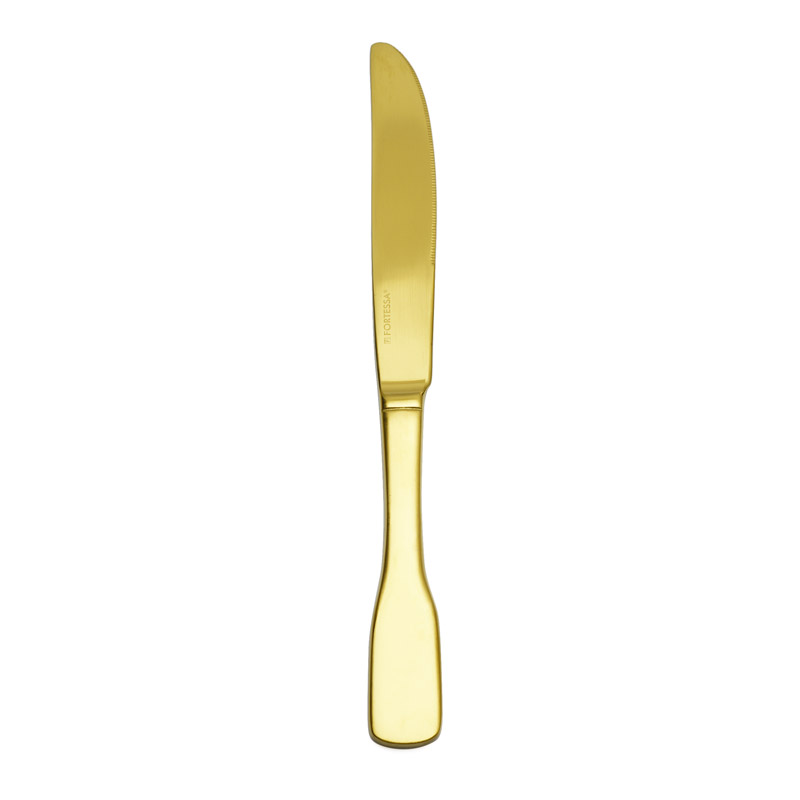 Ashton Brushed Gold  Dinner Knife