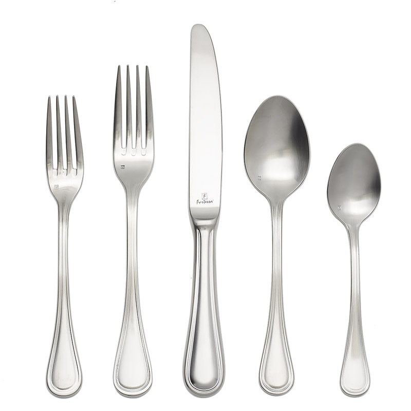 Fortessa Filet Satin Stainless Flatware 