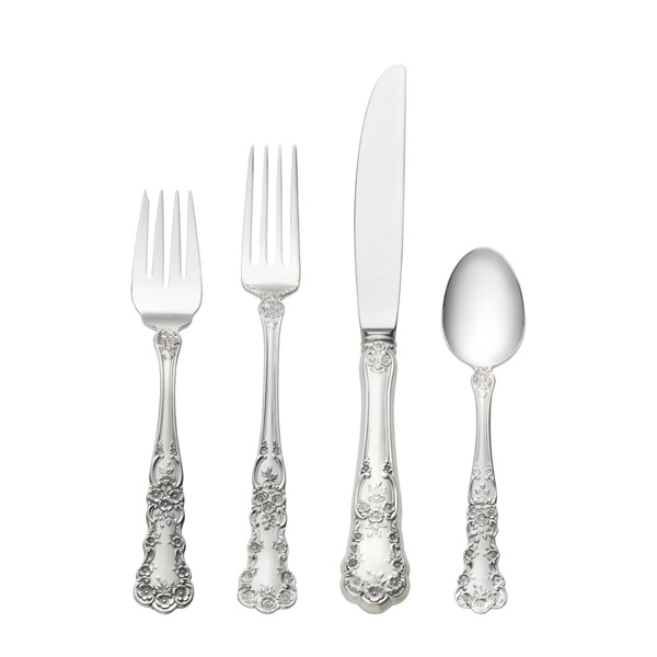 Buttercup Sterling 4 Piece Dinner Setting by Gorham