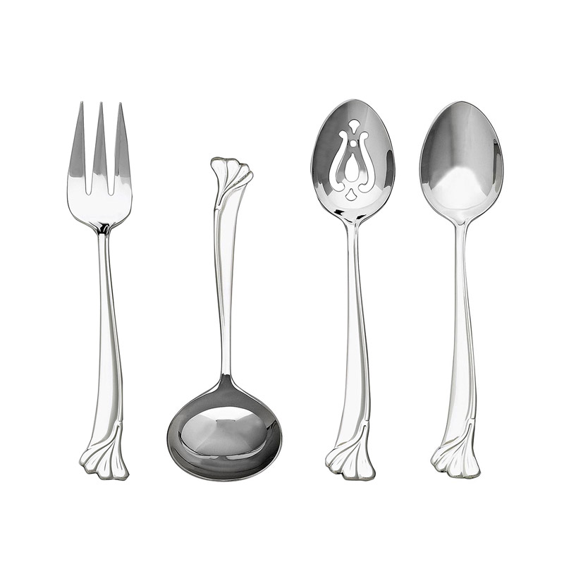 Ginkgo Leaf 4pc Hostess Set